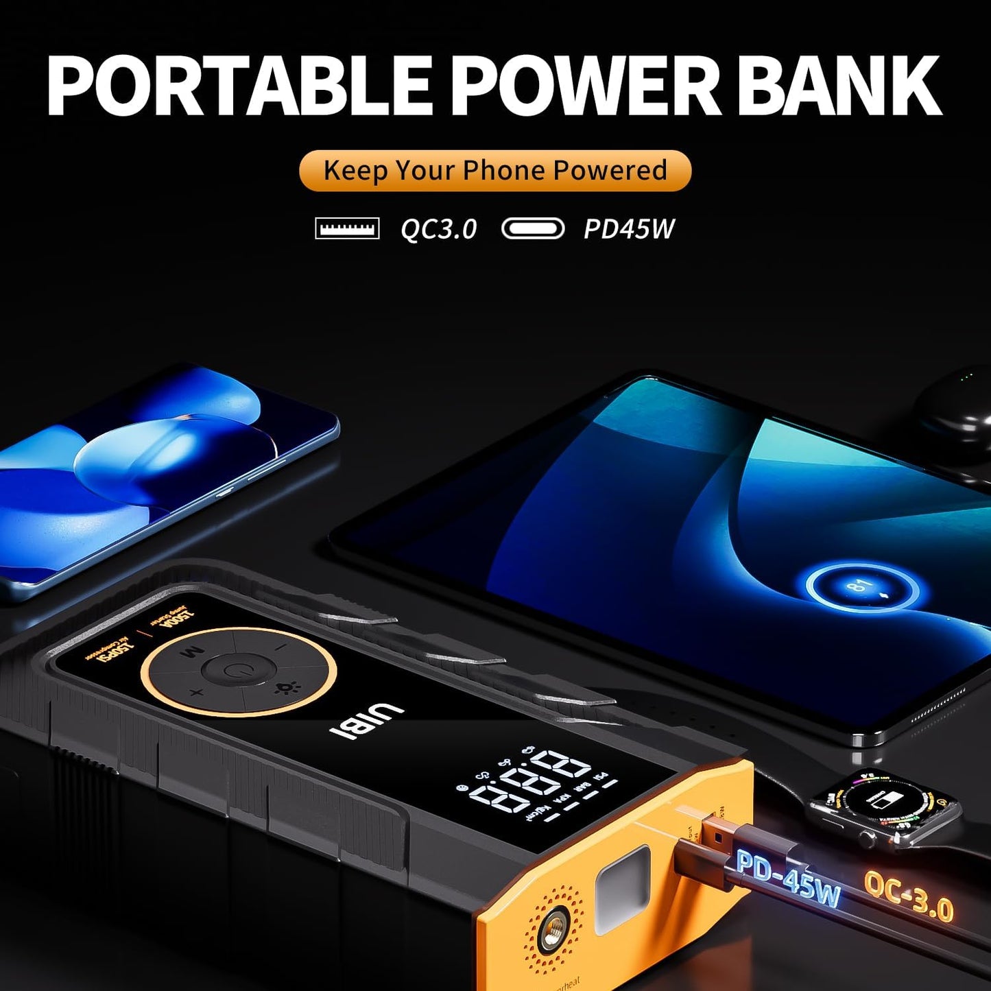 UlBl X3 Car Battery Jump Starter