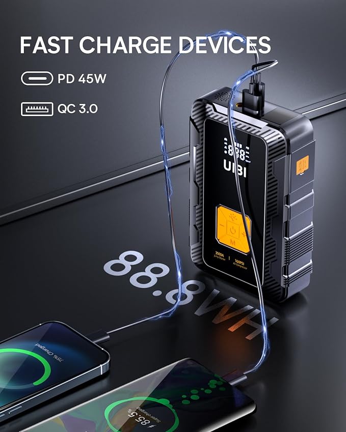 UlBl X7 Car Battery Jump Starter